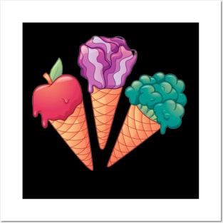 ice cream Posters and Art